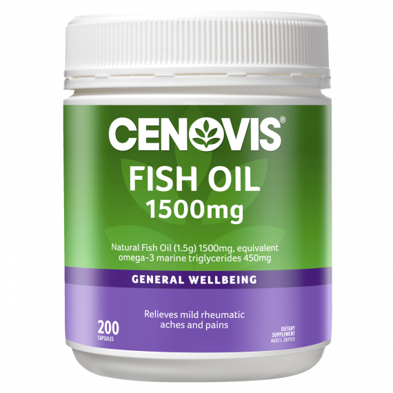 Cenovis Fish Oil 1500mg 200 Capsules