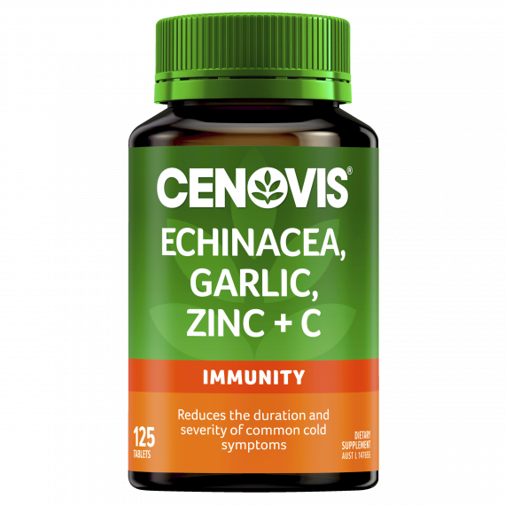 Cenovis Echinacea Garlic Zinc And C 125 Tablets