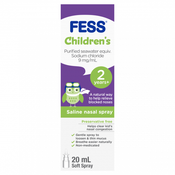 Fess Childrens Saline Nasal Spray 20ml