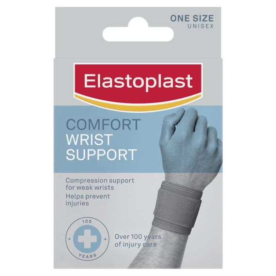 Elastoplast Sport Wrap Around Wrist Support Beige for joint stability at Pharmacy Direct