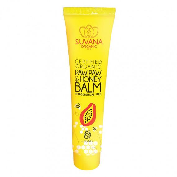 Suvana Organic Paw Paw & Honey Lip Balm 25g