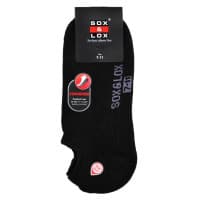 Sox And Lox Mens Sports Cushioned Low Cut Socks Black Size 7 to 11