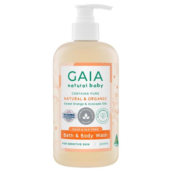 GAIA Natural Baby Bath & Body Wash 500ml - Shop at Pharmacy Direct