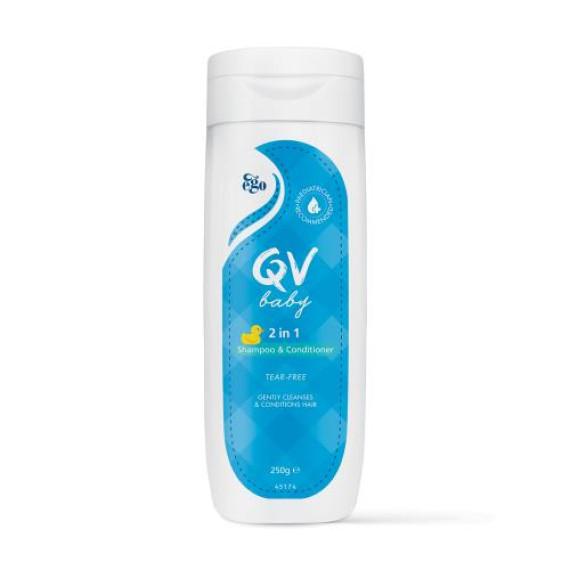 Buy QV Baby 2 in 1 Shampoo and Conditioner 250g Online Pharmacy Direct AU