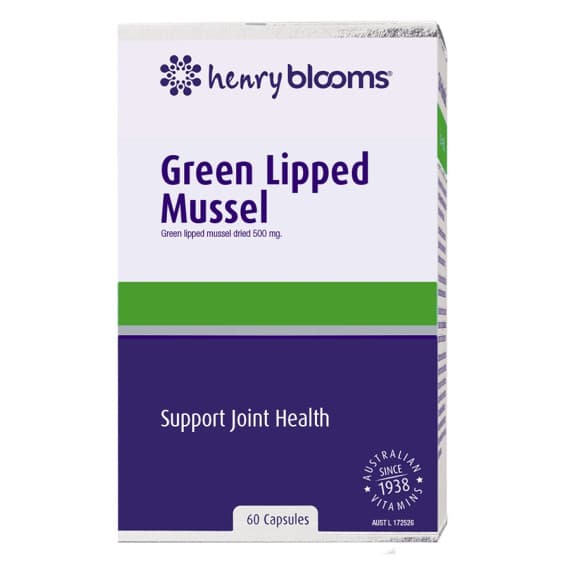 Buy Henry Blooms Green Lipped Mussel 60 Capsules Online Pharmacy Direct AU