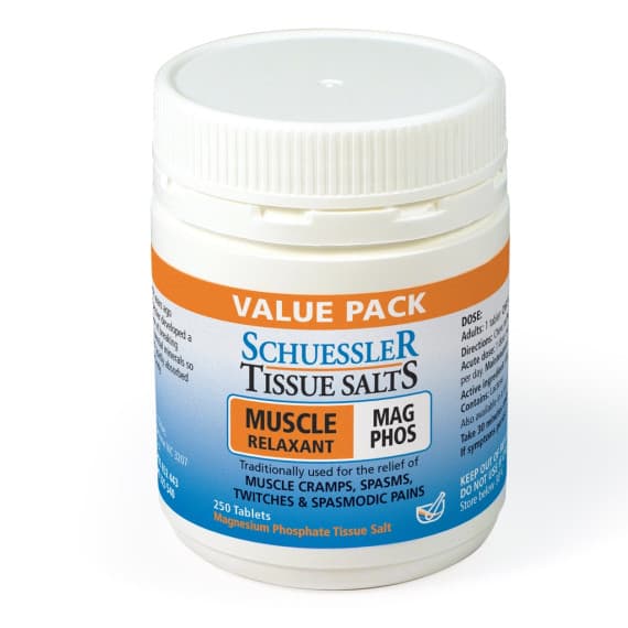 Buy Martin and Pleasance Schuessler Mag Phos Muscle Relaxant 250 Tablets Online Pharmacy Direct AU