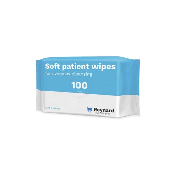 Reynard Soft Disposable Patient Wipes 100 pack gentle cleansing - Pharmacy Direct