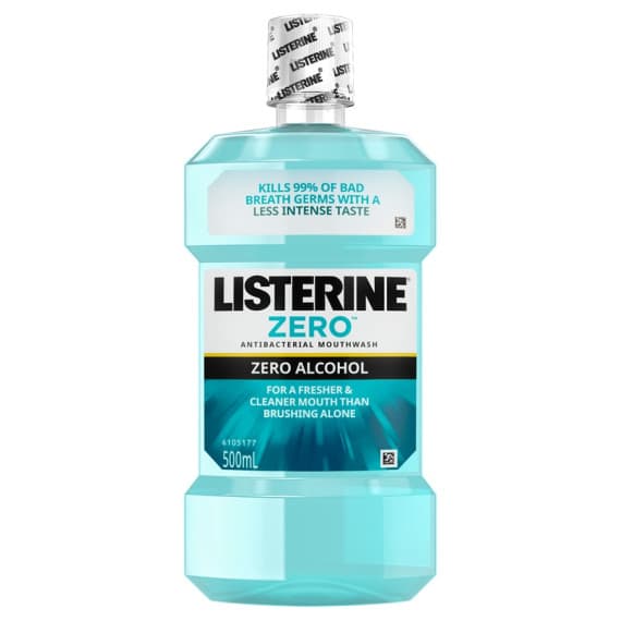 Listerine Zero Mouthwash 500ml available online at Pharmacy Direct