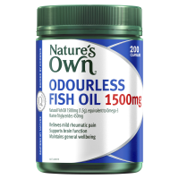 Natures Own Odourless Fish Oil 1500mg Capsules 200