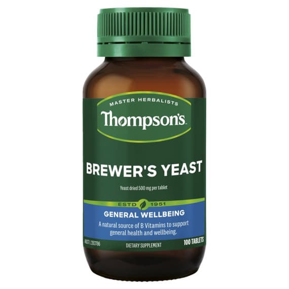 Thompsons Brewers Yeast 100 Tablets