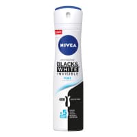 Nivea Invisible For Black and White Pure Aerosol Spray Deodorant 150ml