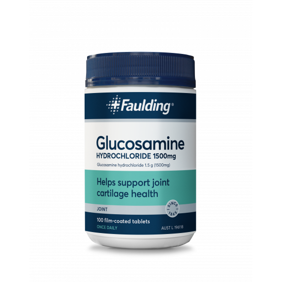 Faulding Remedies Glucosamine HCL 1500mg 100 Tablets