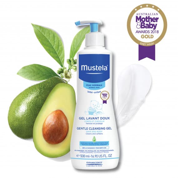 Mustela Gentle Cleansing Gel 500ml for soft baby skin - Buy Online at Pharmacy Direct