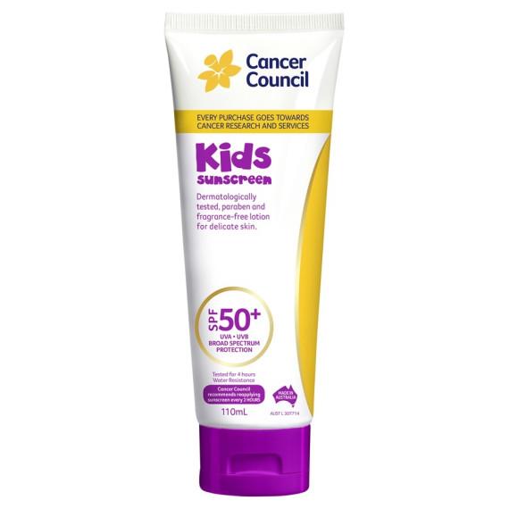 Cancer Council Kids Sunscreen SPF50+ Tube 110ml