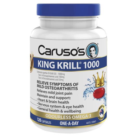 Carusos King Krill 1000 120 Capsules