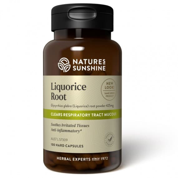 Natures Sunshine Liquorice Root 100 Capsules