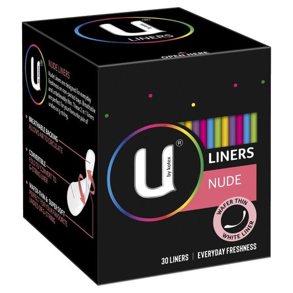 U by Kotex Nude Liners 30 Pack for everyday freshness – Pharmacy Direct
