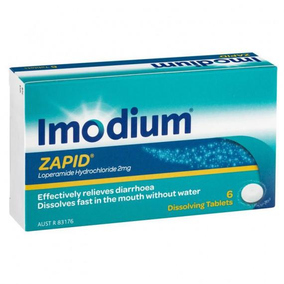 Buy Imodium Zapid 2mg Tablets 6 Expiry Date 02/26 Online Pharmacy Direct AU