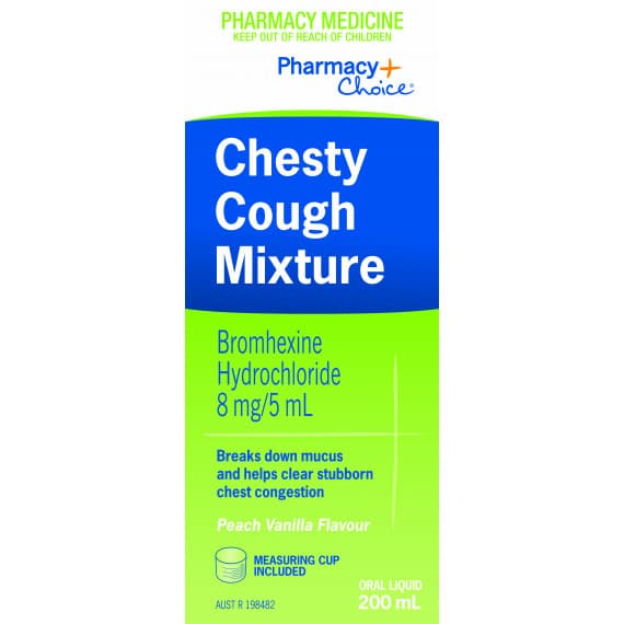Pharmacy Choice Chesty Cough Mixture 200ml