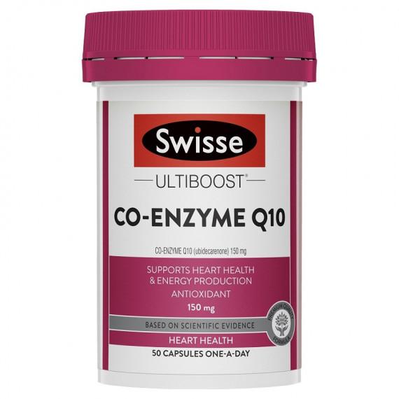 Swisse Ultiboost Co Enzyme Q10 150mg 50 Capsules