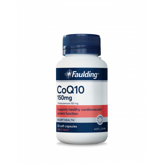 Faulding CoQ10 150mg 30 Capsules