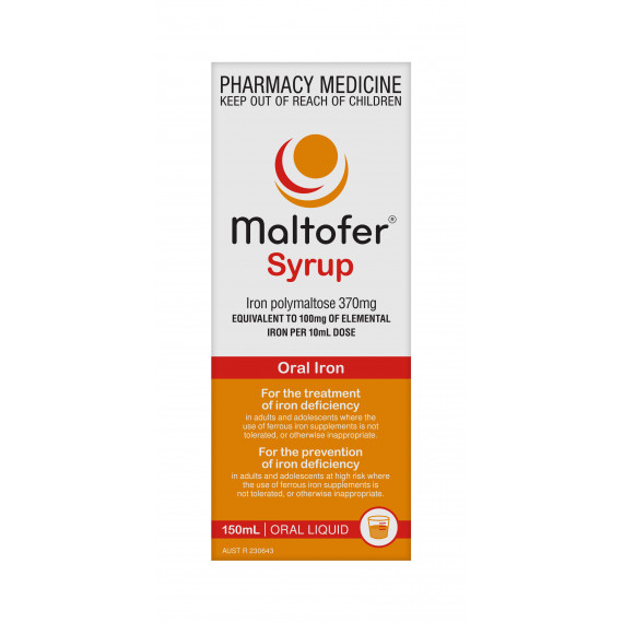 Maltofer Oral Iron Syrup 150ml for energy and blood support | Pharmacy Direct