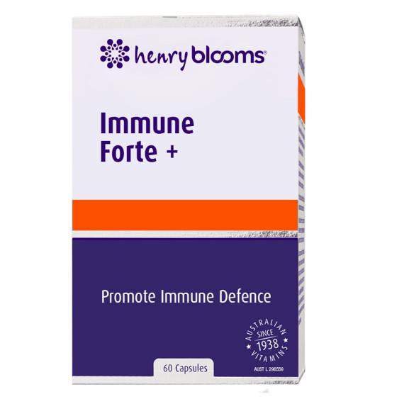 Henry Blooms Immune Forte Plus 60 Capsules - Immune Support Supplement | Pharmacy Direct