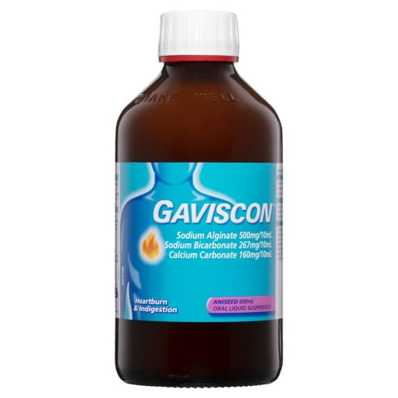Gaviscon Core Aniseed Liquid Heartburn And Indigestion Relief 600ml