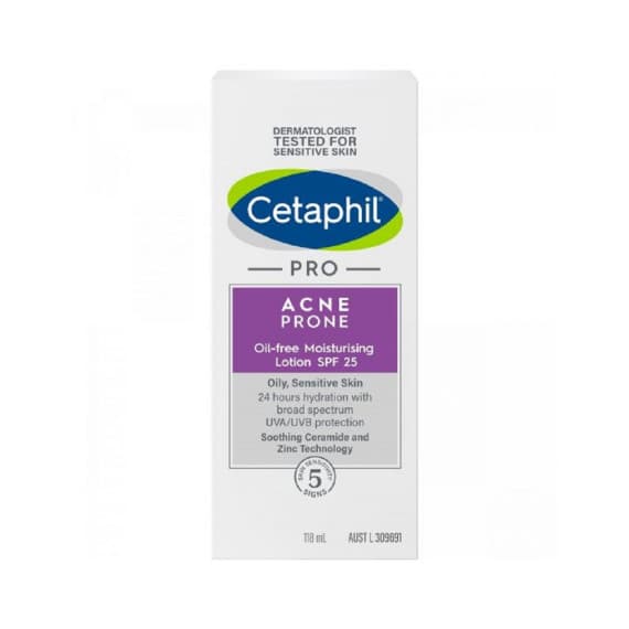 Cetaphil Pro Acne Prone Oil Free Moisturising Lotion SPF25 118ml
