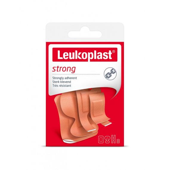 Leukoplast Strong Assorted Strips 20 Pack - Durable Adhesive Plasters | Pharmacy Direct