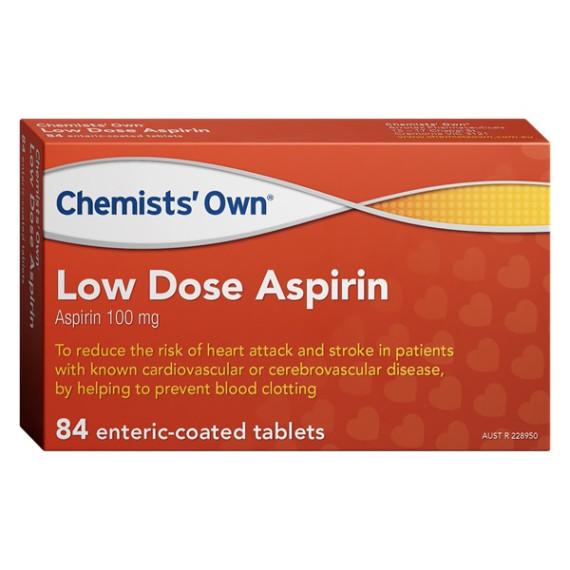 Chemists Own Low Dose Aspirin 84 Tablets