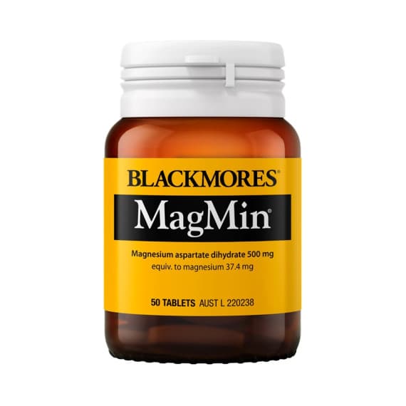 Blackmores MagMin 500mg Tablets for muscle and nerve support at Pharmacy Direct
