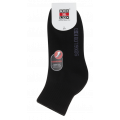 Sox and Lox Ladies Sports Cushioned Midi Socks Black Size 3 to 9