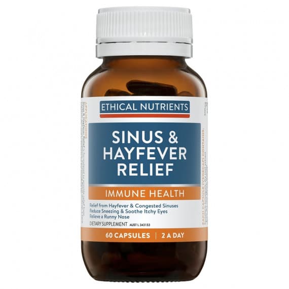 Ethical Nutrients Sinus And Hayfever Relief 60 Capsules