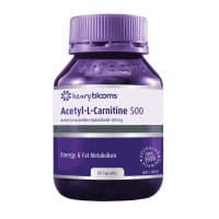 Henry Blooms Acetyl L-Carnitine 500mg 60 Vege Capsules