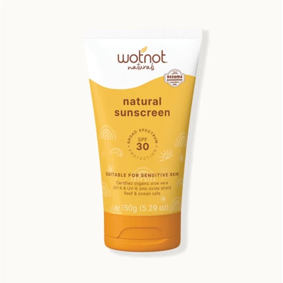Wotnot Natural Sunscreen SPF30 Plus 150g