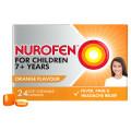Nurofen For Children 7 Plus Years 24 Orange Chewable Capsules