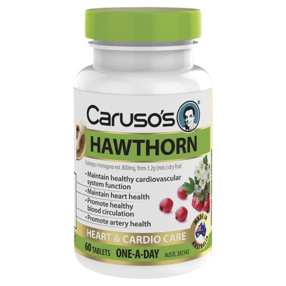 Carusos Hawthorn 60 Tablets