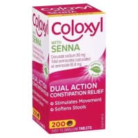 Coloxyl With Senna 200 Tablets