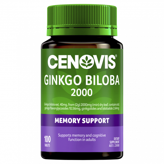 Cenovis Ginkgo Biloba 2000 Value 100 Tablets