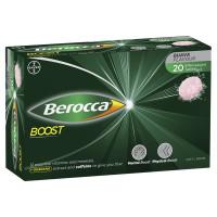 Berocca Boost with Guarana 20 Effervescent Tablets