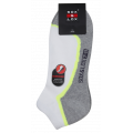 Sox and Lox Mens Sports Cushioned Low Cut Socks Assorted Colours Selected at Random Orange Blue or Yellow Size 7 to 11