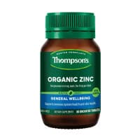 Thompsons Organic Zinc 80 Tablets