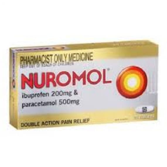 Nuromol 24 Tablets- Pharmacist Only Medication (S3)