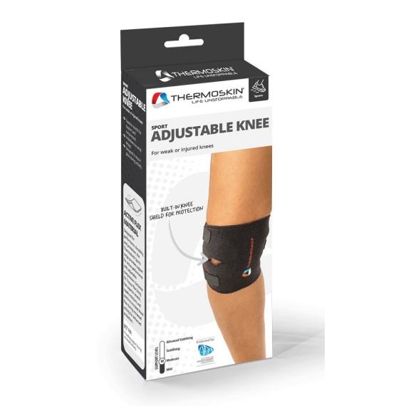 Thermoskin Sport Knee Adjustable Black L-XL at Pharmacy Direct