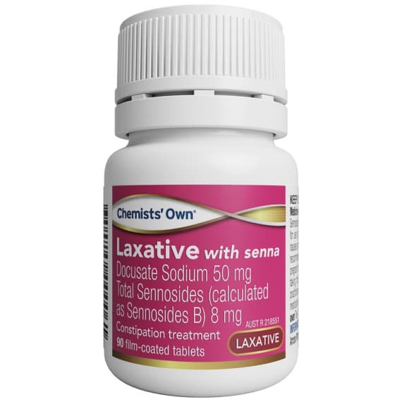 Buy Chemists Own Laxative with Senna 90 Tablets Online Pharmacy Direct AU