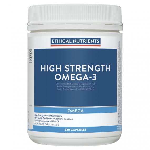 Ethical Nutrients High Strength Omega-3 220 Capsules