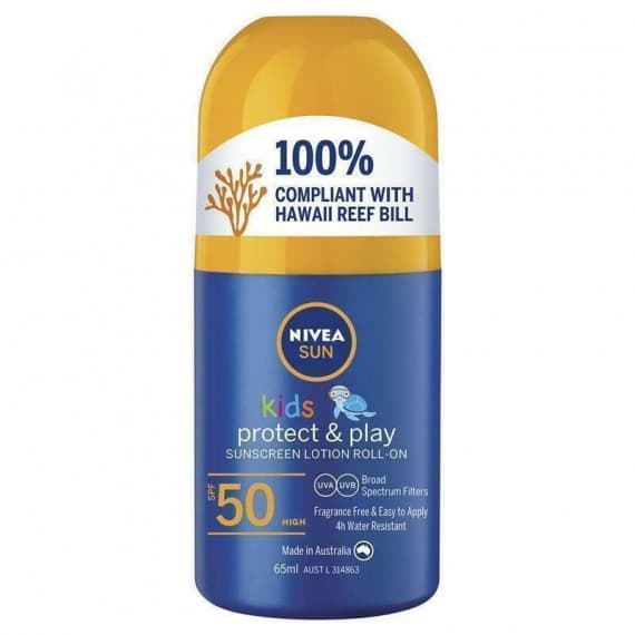 Nivea Sun Kids Protect & Play Caring Roll-on Sunscreen Lotion SPF50 65ml