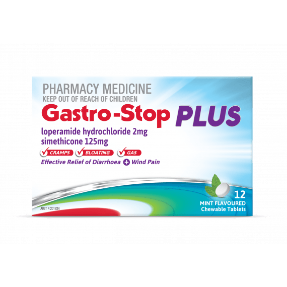 Gastro Stop Plus Chewable Mint 12 Tablets
