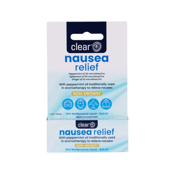 Buy Clear Nausea Relief 3ml Online Pharmacy Direct AU